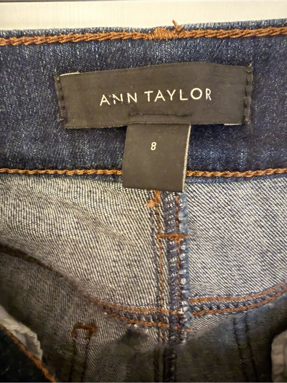 Ann Taylor Denim Jeans Size 8